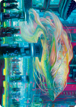 Skyswimmer Koi Art Card [Kamigawa: Neon Dynasty Art Series] | Boutique FDB TCG