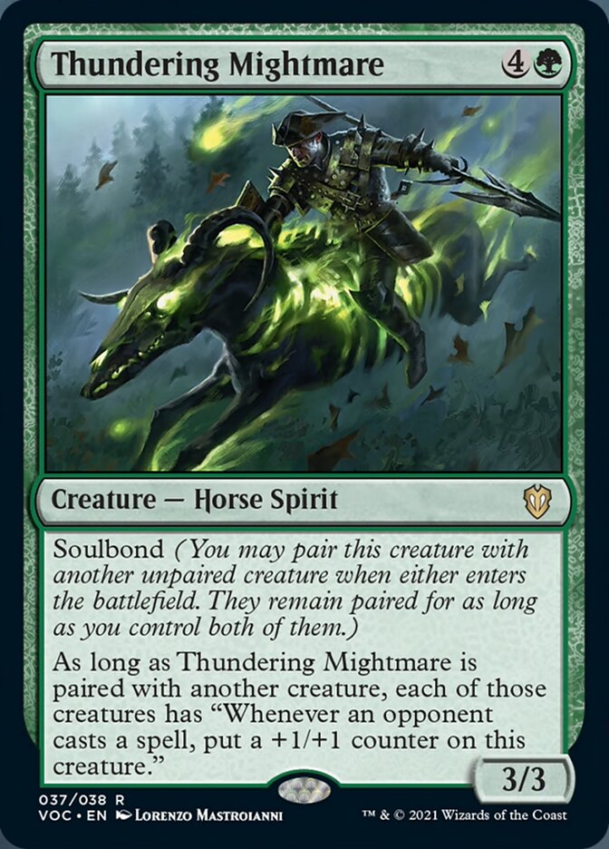 Thundering Mightmare [Innistrad: Crimson Vow Commander] | Boutique FDB TCG