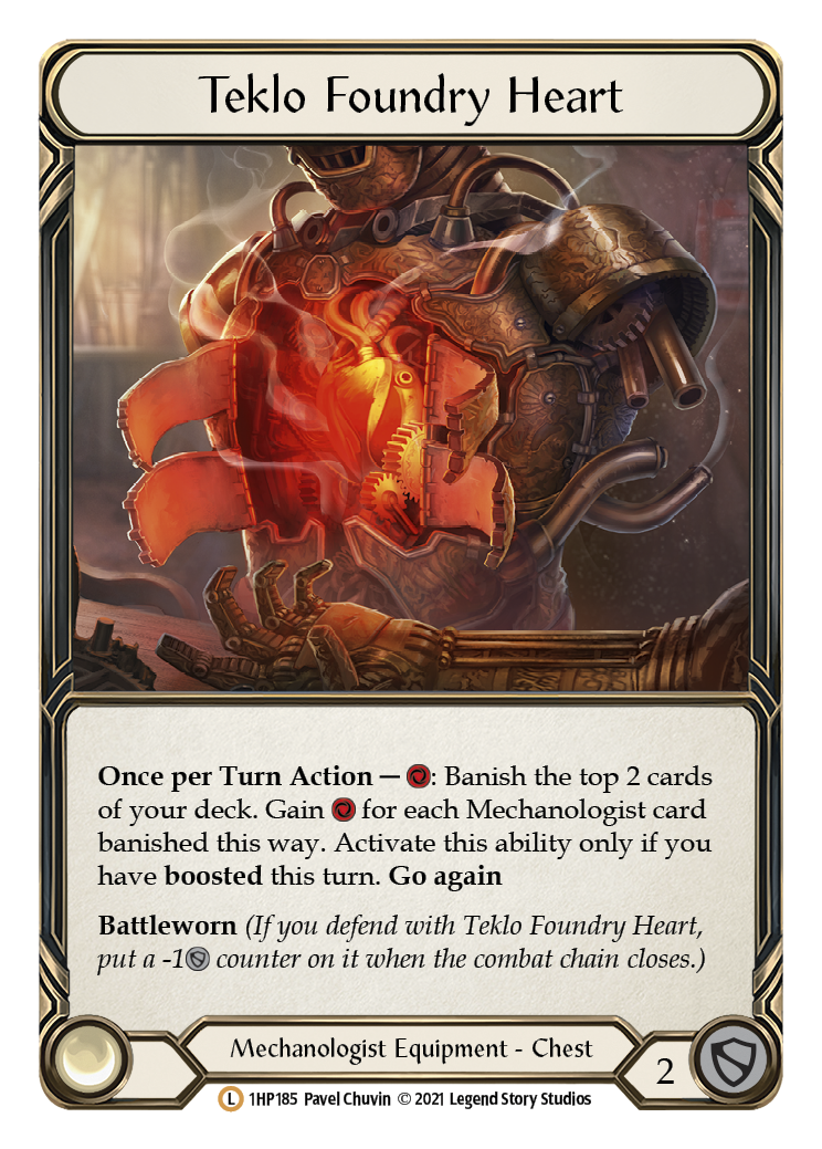 Teklo Foundry Heart [1HP185] (History Pack 1) | Boutique FDB TCG