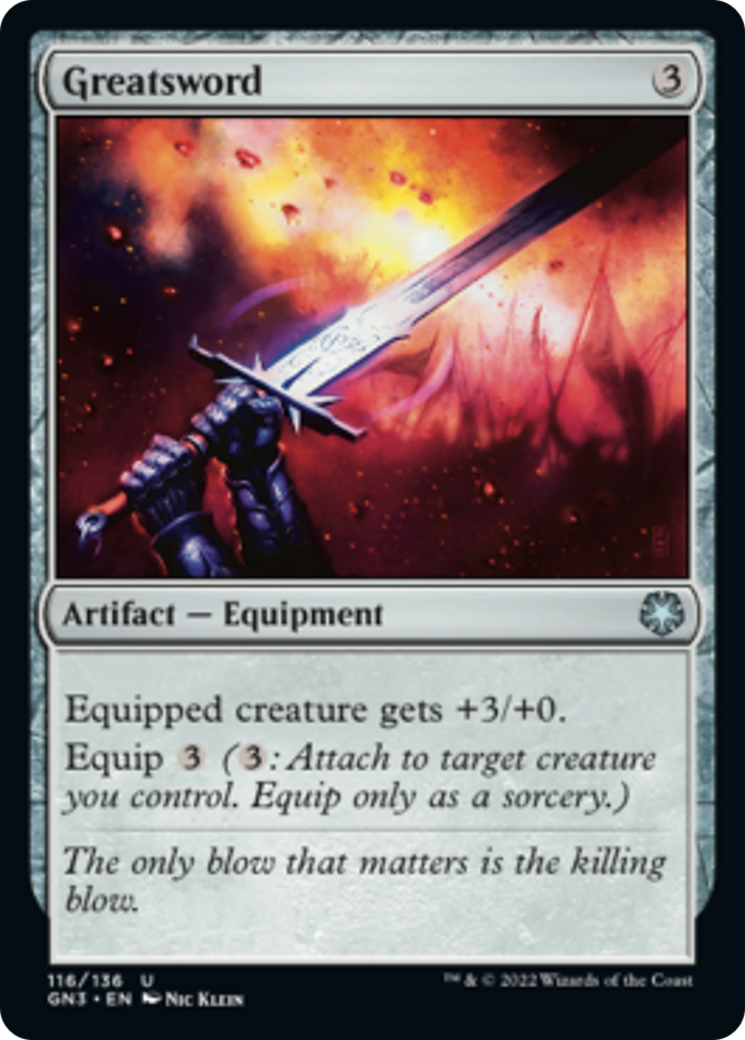 Greatsword [Game Night: Free-for-All] | Boutique FDB TCG
