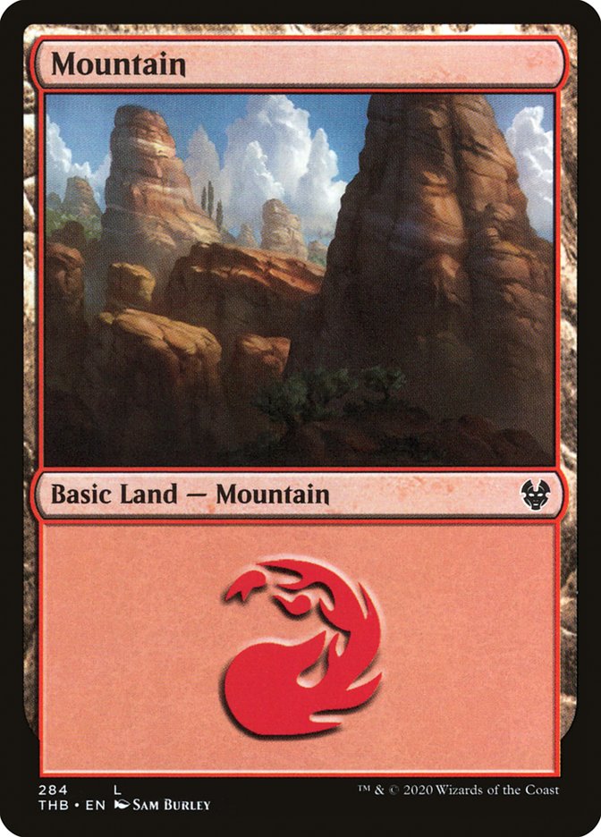Mountain (284) [Theros Beyond Death] | Boutique FDB TCG