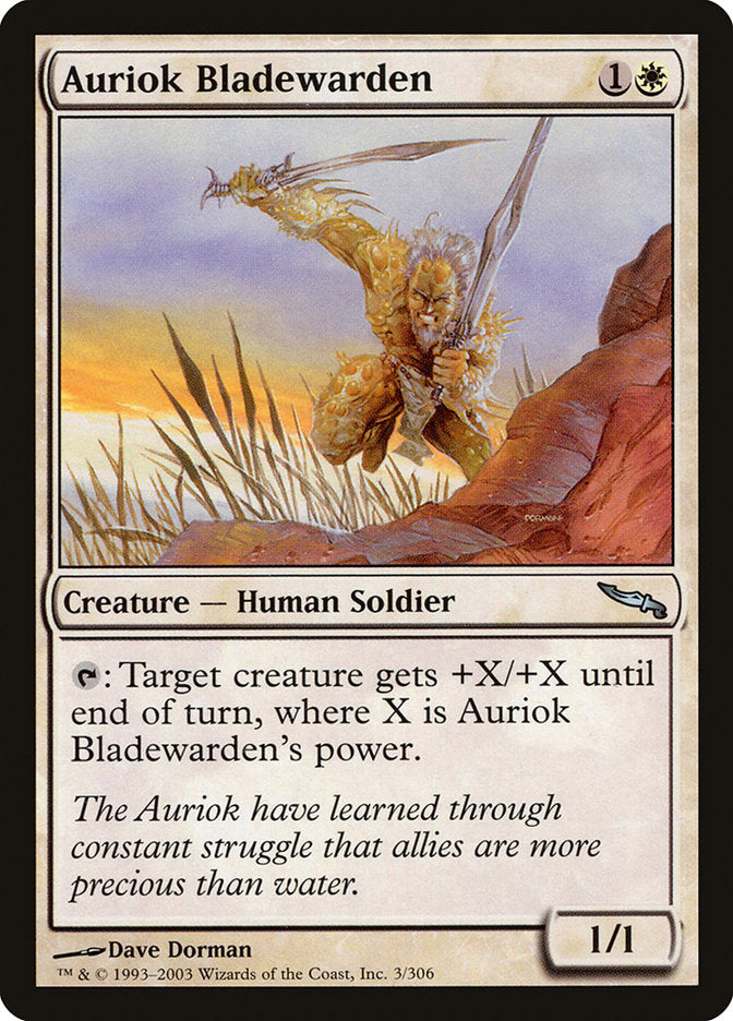 Auriok Bladewarden [Mirrodin] | Boutique FDB TCG