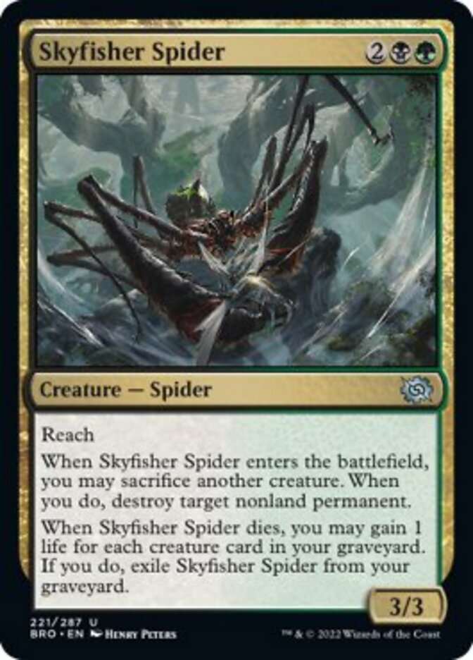 Skyfisher Spider [The Brothers' War] | Boutique FDB TCG