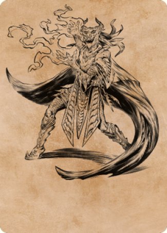 Livaan, Cultist of Tiamat Art Card [Commander Legends: Battle for Baldur's Gate Art Series] | Boutique FDB TCG