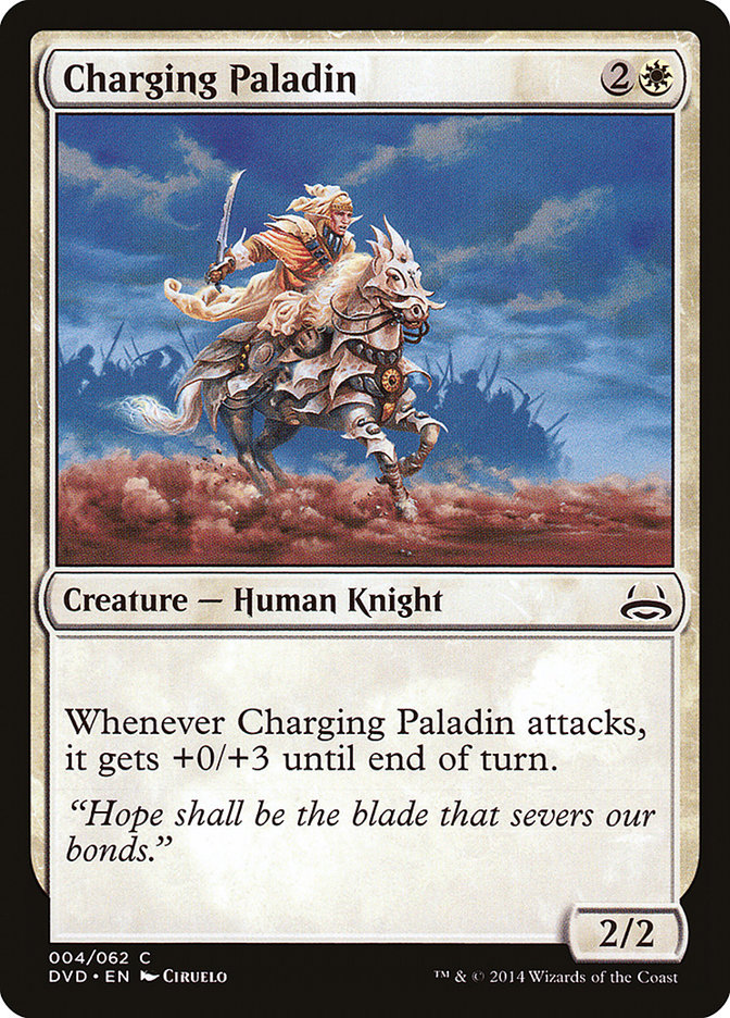 Charging Paladin (Divine vs. Demonic) [Duel Decks Anthology] | Boutique FDB TCG