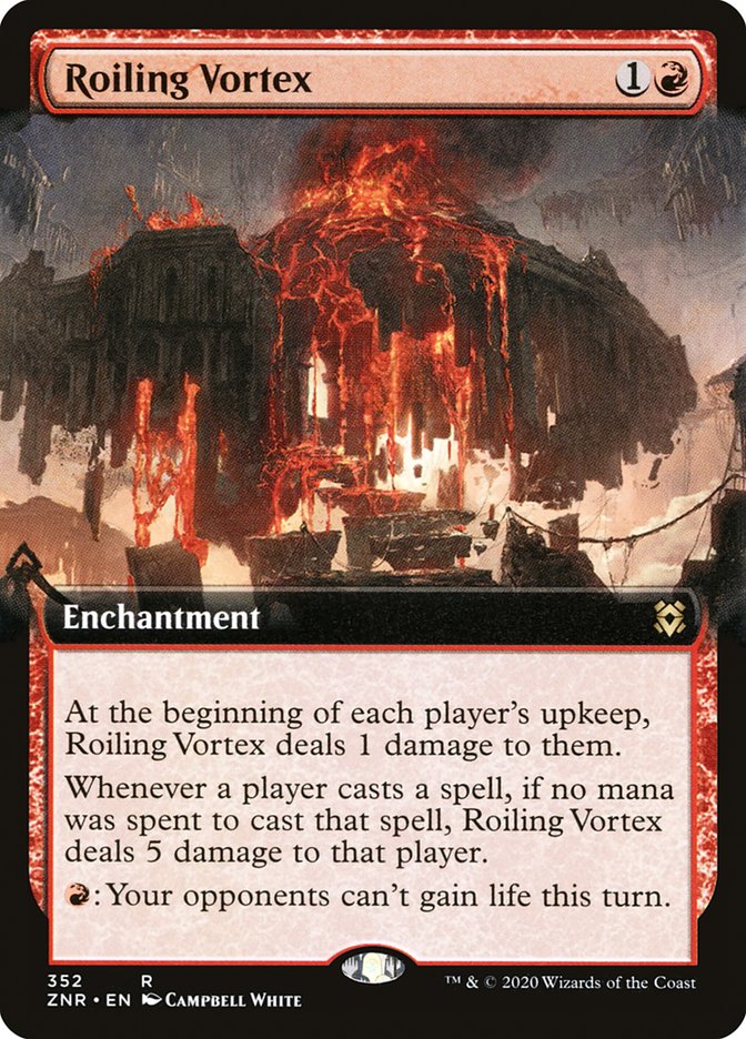 Roiling Vortex (Extended Art) [Zendikar Rising] | Boutique FDB TCG