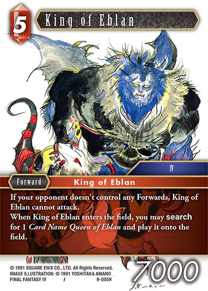 King of Eblan [Opus IX] | Boutique FDB TCG