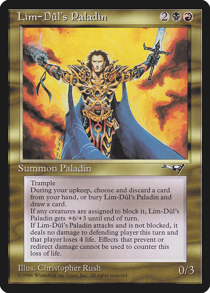 Lim-Dul's Paladin [Alliances] | Boutique FDB TCG