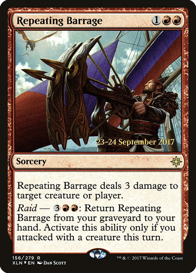 Repeating Barrage [Ixalan Prerelease Promos] | Boutique FDB TCG