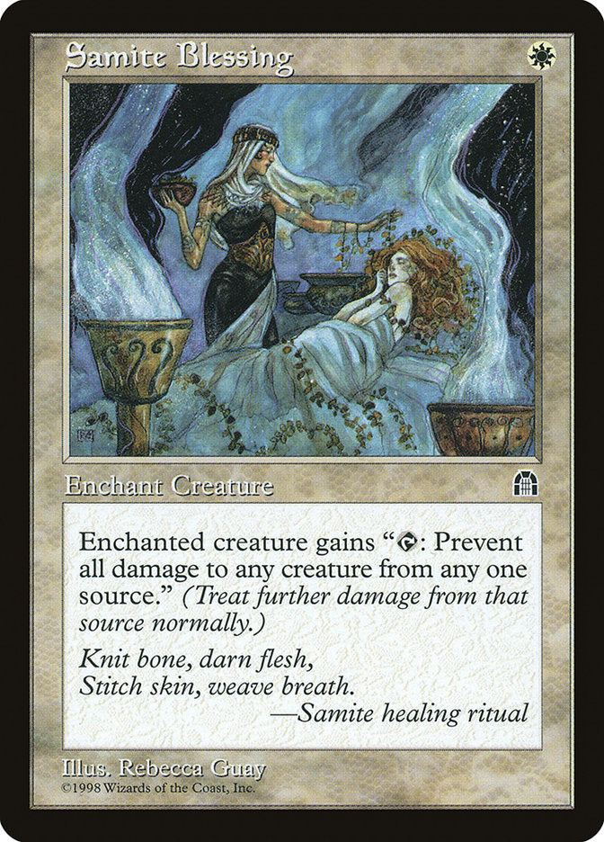 Samite Blessing [Stronghold] | Boutique FDB TCG