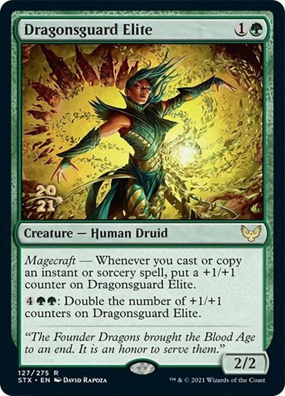 Dragonsguard Elite [Strixhaven: School of Mages Prerelease Promos] | Boutique FDB TCG