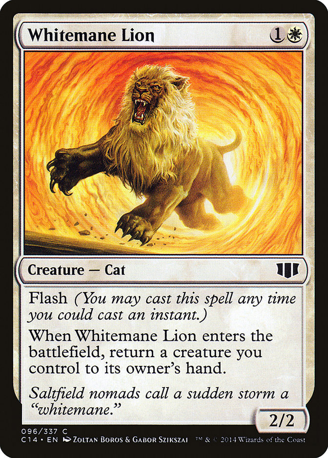 Whitemane Lion [Commander 2014] | Boutique FDB TCG