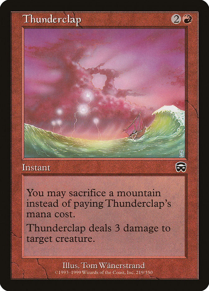 Thunderclap [Mercadian Masques] | Boutique FDB TCG