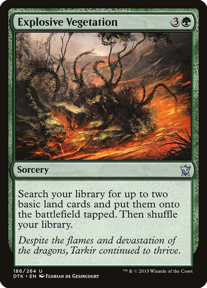 Explosive Vegetation [Dragons of Tarkir] | Boutique FDB TCG