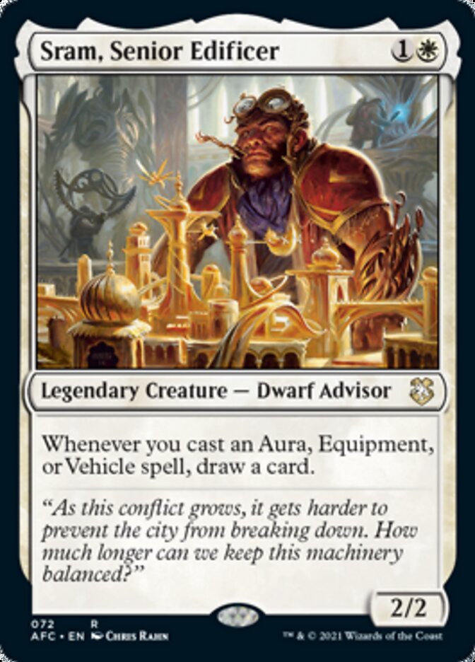 Sram, Senior Edificer [Dungeons & Dragons: Adventures in the Forgotten Realms Commander] | Boutique FDB TCG