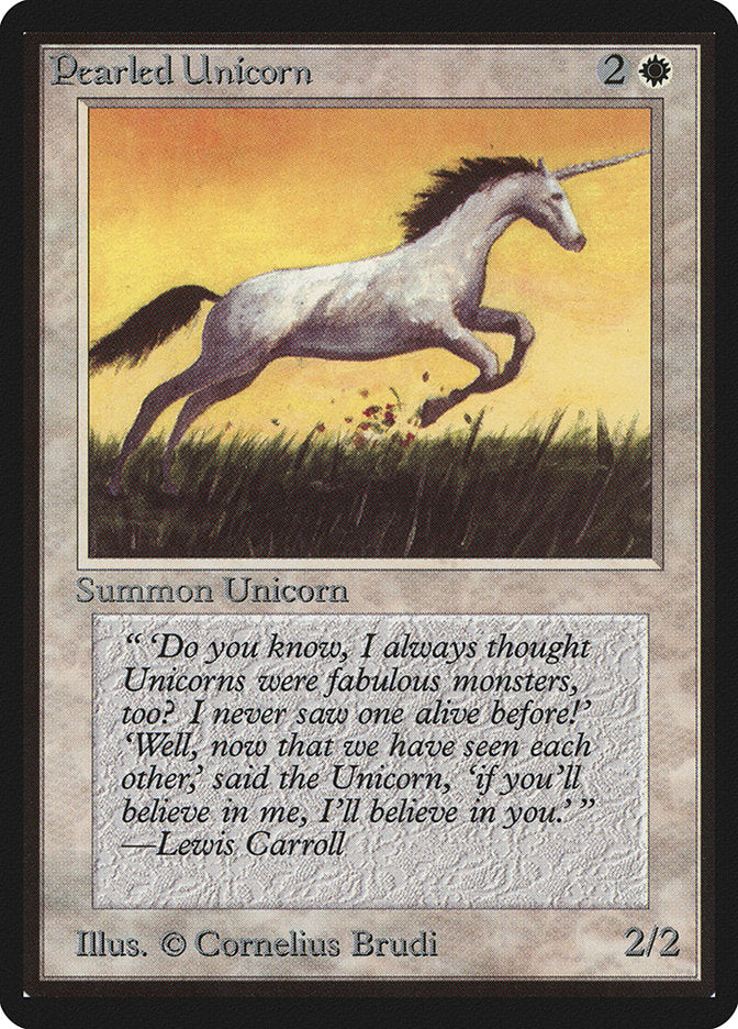 Pearled Unicorn [Beta Edition] | Boutique FDB TCG