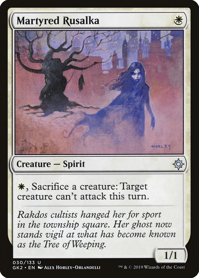 Martyred Rusalka [Ravnica Allegiance Guild Kit] | Boutique FDB TCG