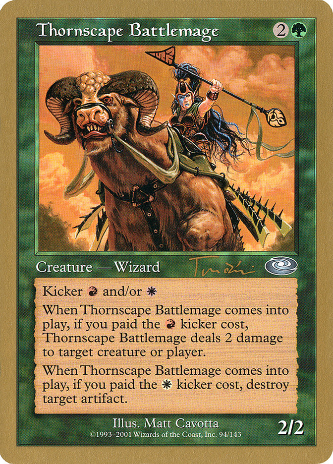 Thornscape Battlemage (Jan Tomcani) [World Championship Decks 2001] | Boutique FDB TCG