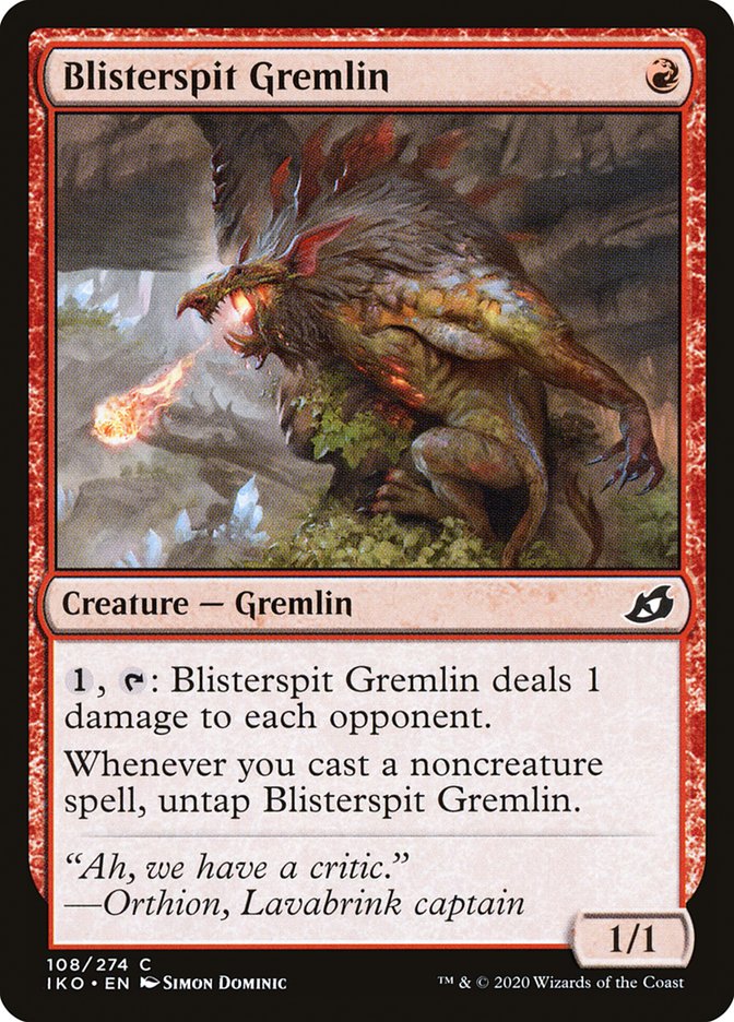 Blisterspit Gremlin [Ikoria: Lair of Behemoths] | Boutique FDB TCG