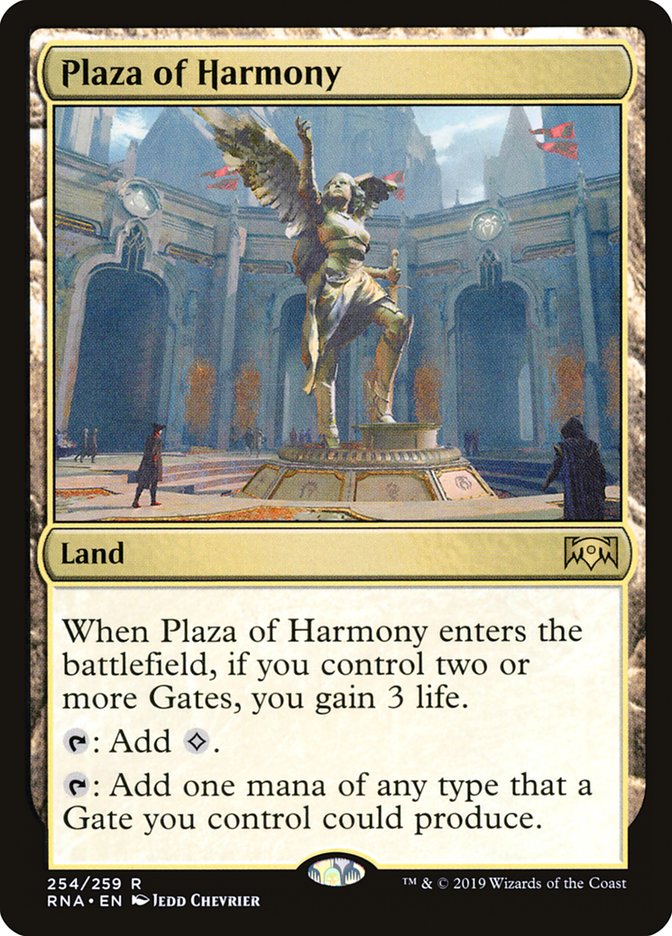 Plaza of Harmony [Ravnica Allegiance] | Boutique FDB TCG