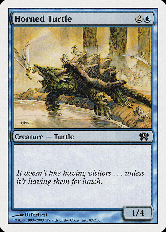 Horned Turtle [Eighth Edition] | Boutique FDB TCG