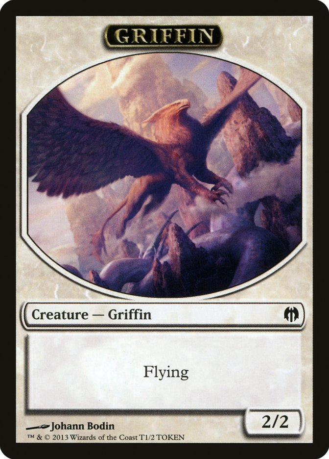 Griffin Token [Duel Decks: Heroes vs. Monsters Tokens] | Boutique FDB TCG