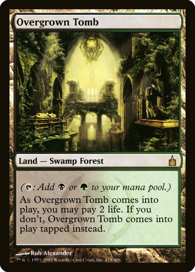 Overgrown Tomb [Ravnica: City of Guilds] | Boutique FDB TCG