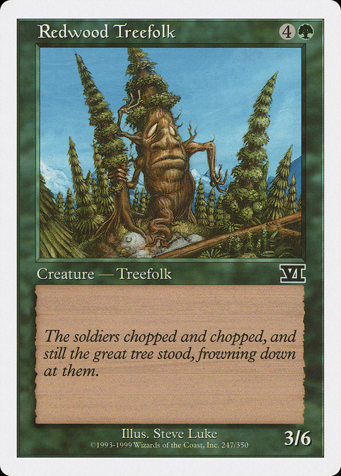 Redwood Treefolk [Classic Sixth Edition] | Boutique FDB TCG