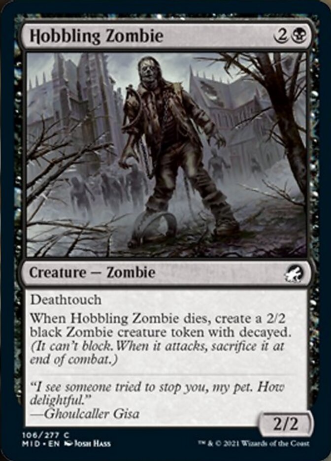 Hobbling Zombie [Innistrad: Midnight Hunt] | Boutique FDB TCG