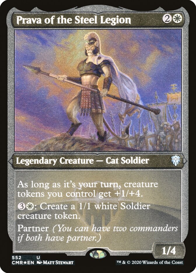 Prava of the Steel Legion (Etched) [Commander Legends] | Boutique FDB TCG