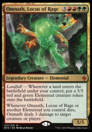 Omnath, Locus of Rage (Promo Pack) [Battle for Zendikar Promos] | Boutique FDB TCG