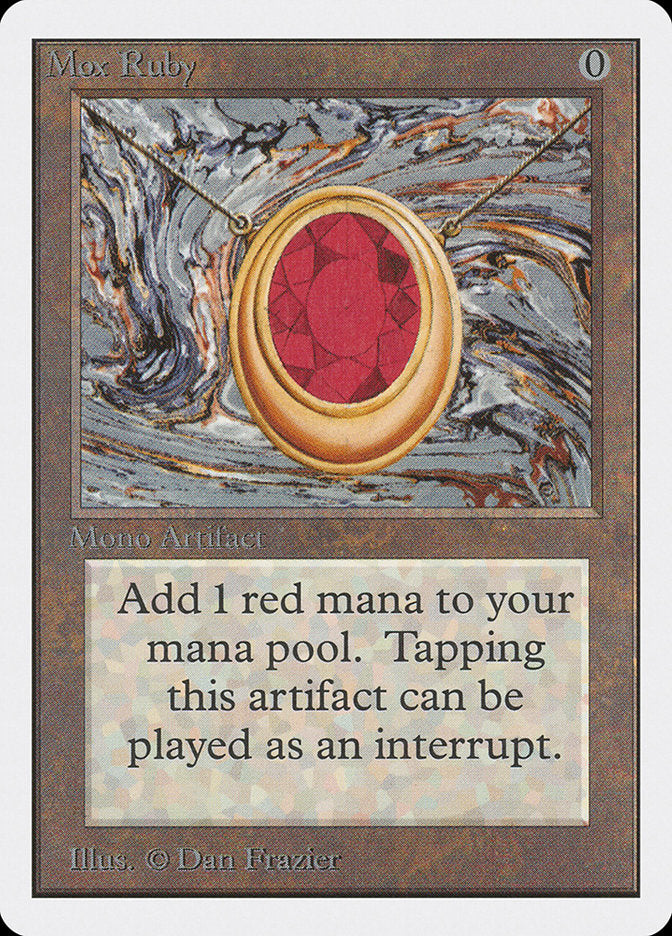 Mox Ruby [Unlimited Edition] | Boutique FDB TCG