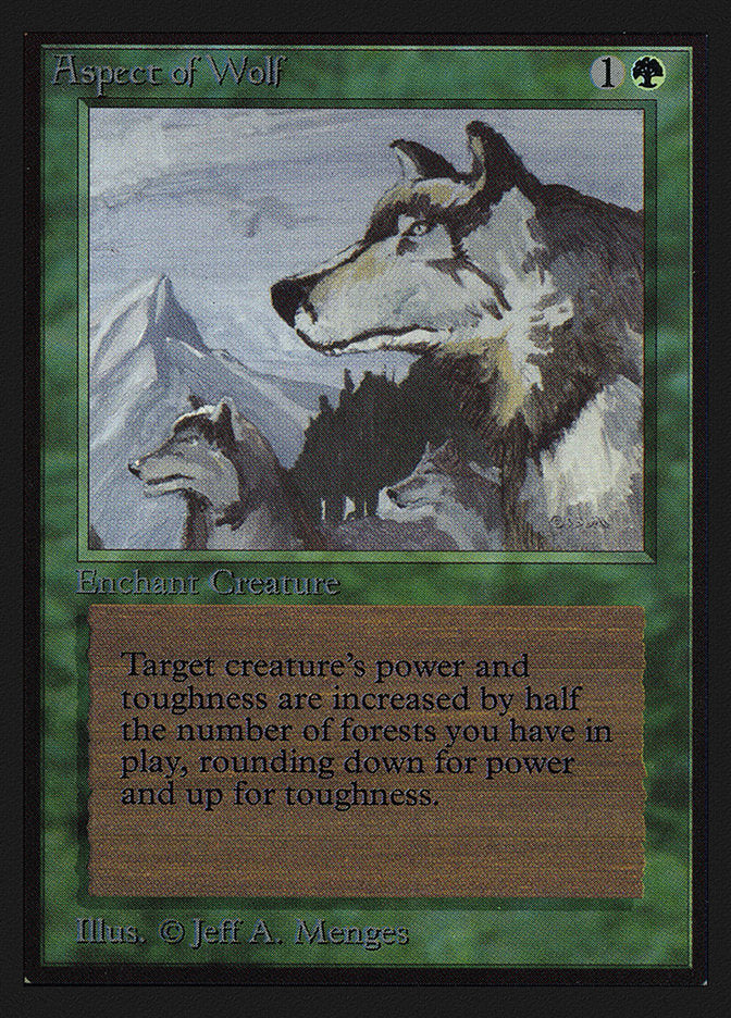 Aspect of Wolf [International Collectors' Edition] | Boutique FDB TCG