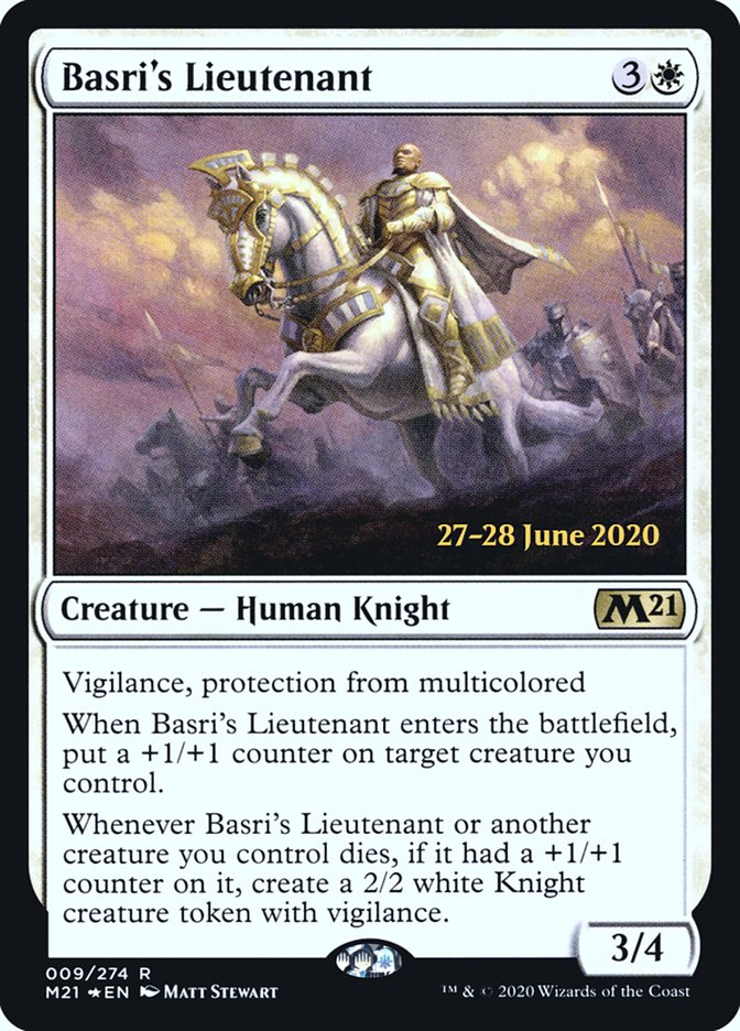 Basri's Lieutenant [Core Set 2021 Prerelease Promos] | Boutique FDB TCG