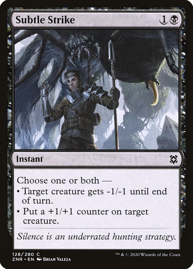 Subtle Strike [Zendikar Rising] | Boutique FDB TCG
