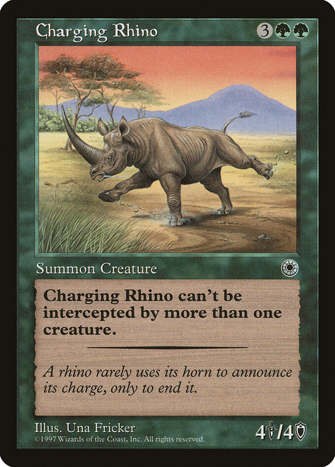 Charging Rhino [Portal] | Boutique FDB TCG