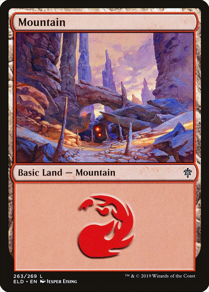 Mountain (263) [Throne of Eldraine] | Boutique FDB TCG