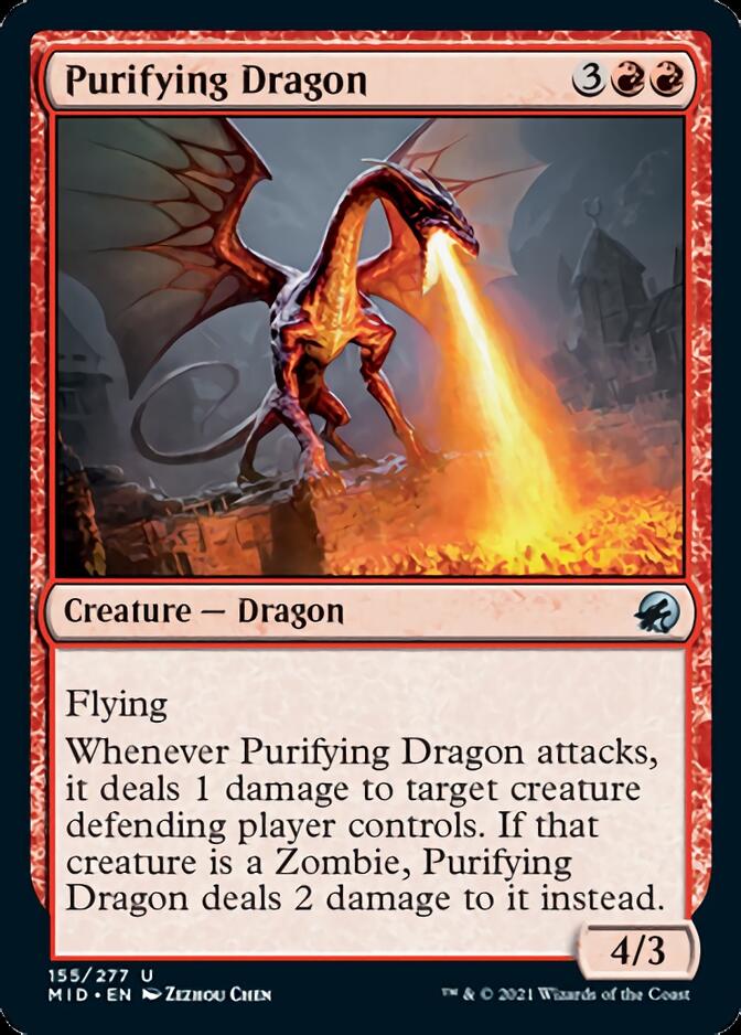 Purifying Dragon [Innistrad: Midnight Hunt] | Boutique FDB TCG