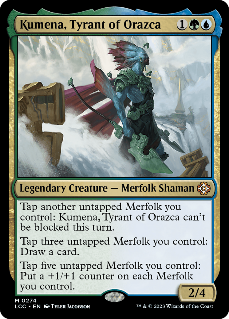 Kumena, Tyrant of Orazca [The Lost Caverns of Ixalan Commander] | Boutique FDB TCG