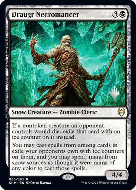 Draugr Necromancer (Promo Pack) [Kaldheim Promos] | Boutique FDB TCG