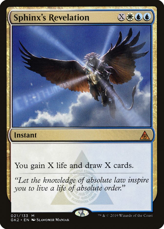 Sphinx's Revelation [Ravnica Allegiance Guild Kit] | Boutique FDB TCG