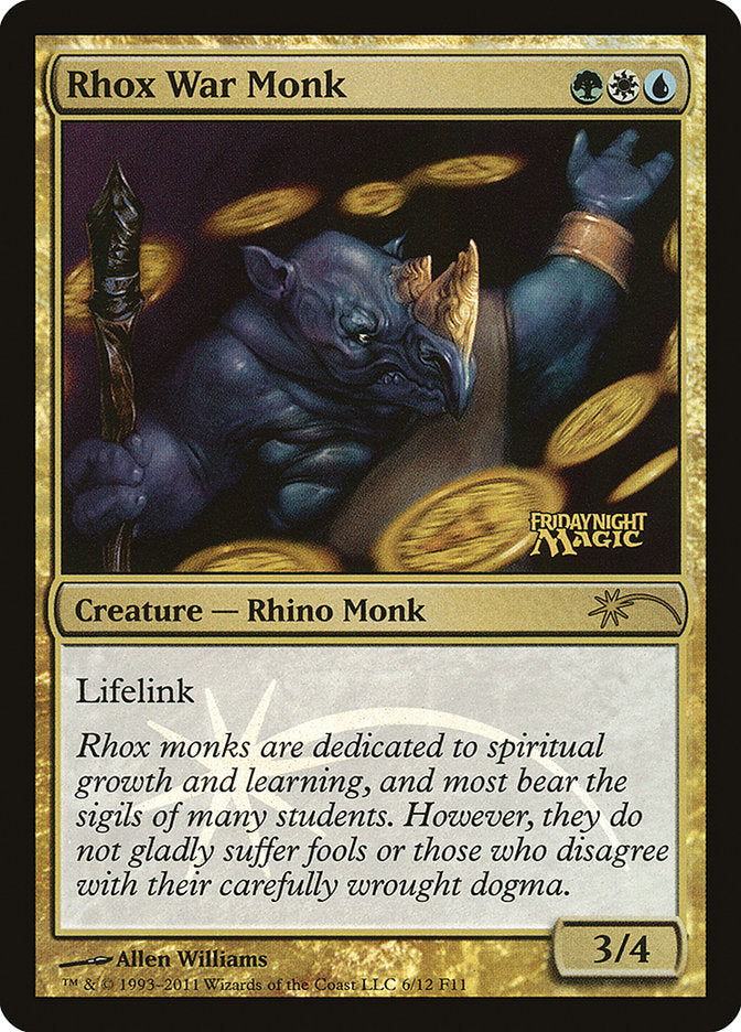 Rhox War Monk [Friday Night Magic 2011] | Boutique FDB TCG