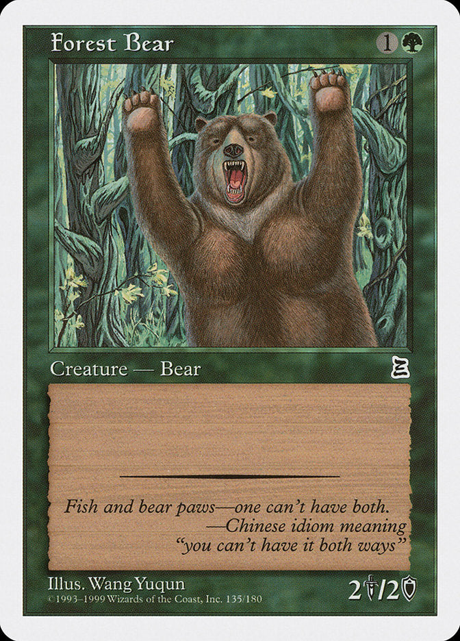Forest Bear [Portal Three Kingdoms] | Boutique FDB TCG