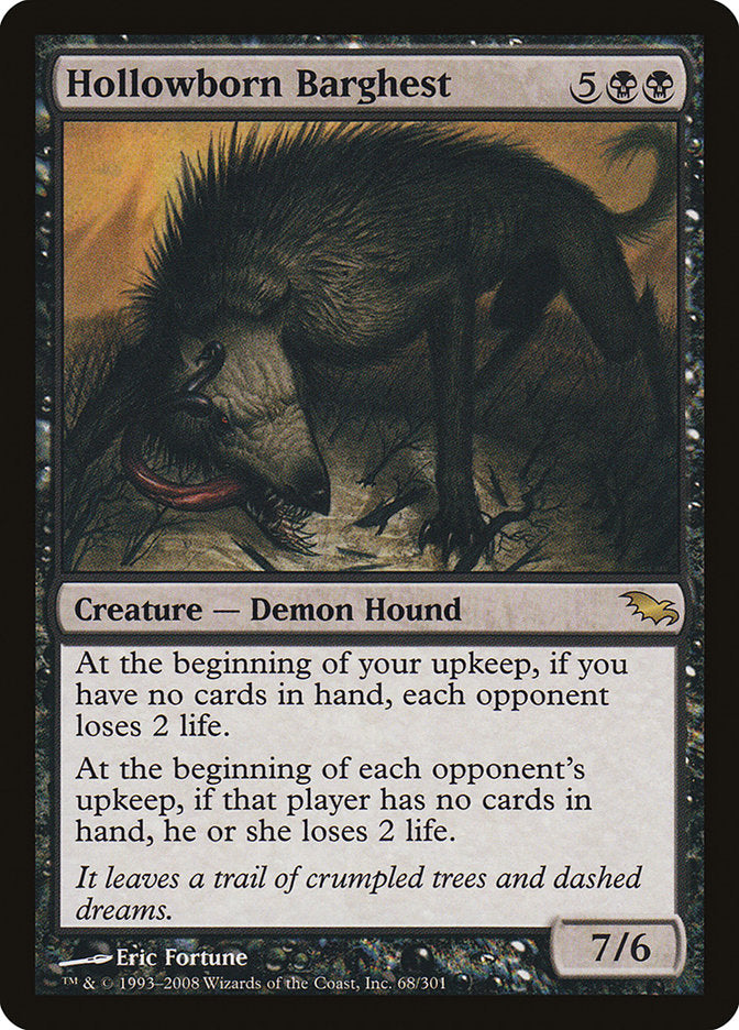 Hollowborn Barghest [Shadowmoor] | Boutique FDB TCG