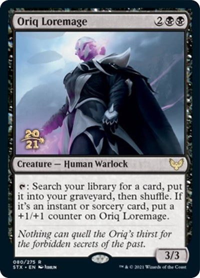 Oriq Loremage [Strixhaven: School of Mages Prerelease Promos] | Boutique FDB TCG