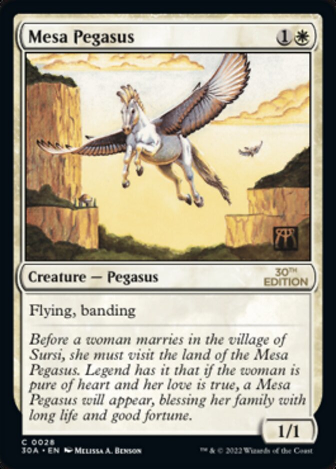 Mesa Pegasus [30th Anniversary Edition] | Boutique FDB TCG