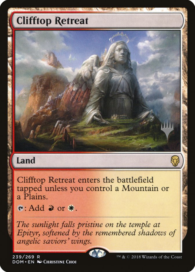 Clifftop Retreat (Promo Pack) [Dominaria Promos] | Boutique FDB TCG