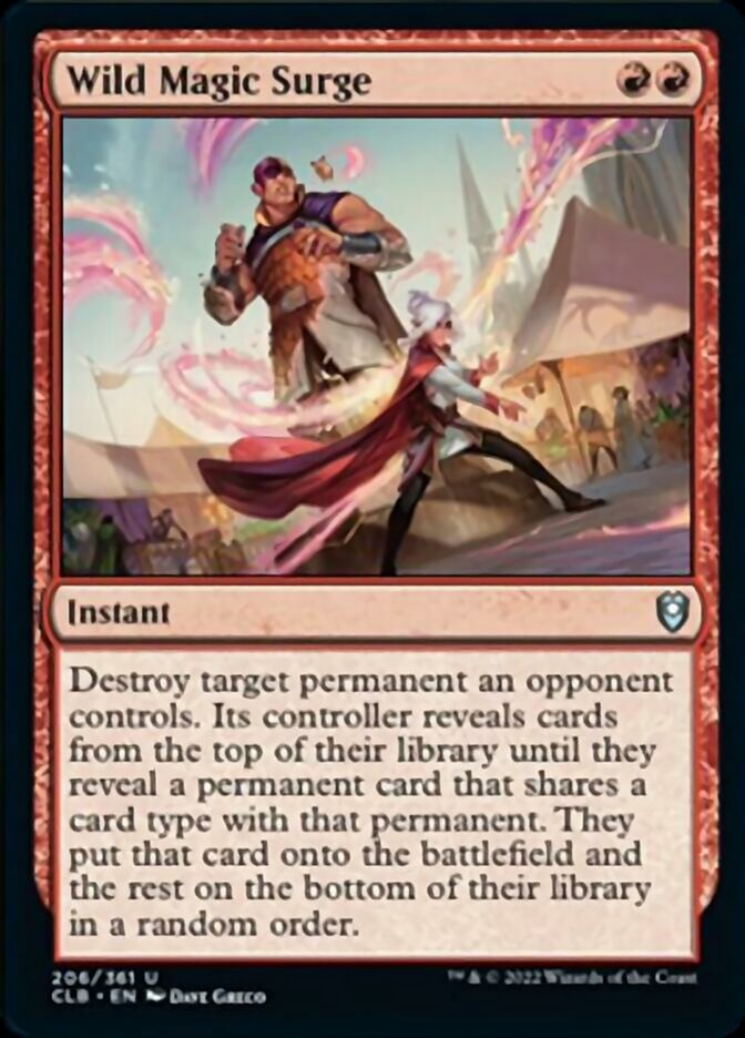 Wild Magic Surge [Commander Legends: Battle for Baldur's Gate] | Boutique FDB TCG