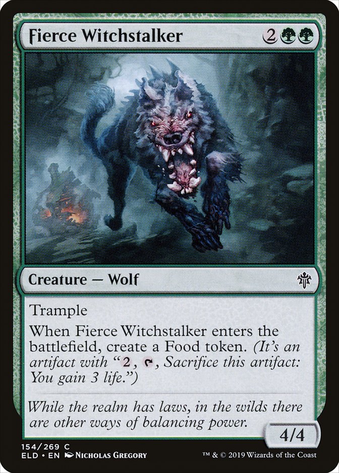 Fierce Witchstalker [Throne of Eldraine] | Boutique FDB TCG