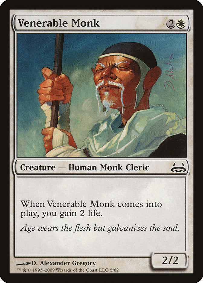 Venerable Monk [Duel Decks: Divine vs. Demonic] | Boutique FDB TCG